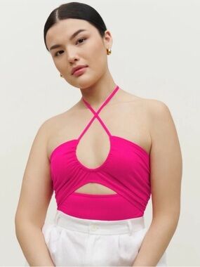 Reformation Ozella Halter Top